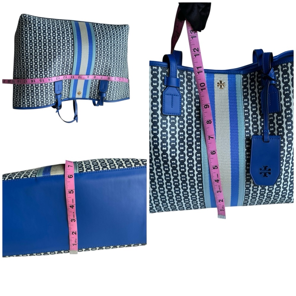 Tory Burch Blue Women's Tote Bag - Picture 12 of 13